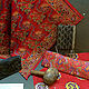 Платок русский, барановский платок, красный. Народные костюмы. Filiх - Лен Хлопок Лес. Ярмарка Мастеров.  Фото №6