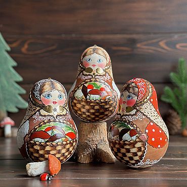 Неваляшка с выжигом со звоном , 14 см. . Русский стиль ручной работы - Ярмарка Мастеров Русский стиль ручной работы. Ярмарка Мастеров - ручная работа Неваляшка с выжигом со звоном , 14 см. Handmade.