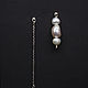 Transformer earrings silver, white pearls. Earrings. stepan-klimov. My Livemaster. Фото №5