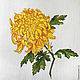 batik scarf 'Yellow chrysanthemum'. Scarves. Amarga SilkPainting. Online shopping on My Livemaster.  Фото №2