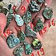 Заказать Кулоны из натуральной узбекской бирюзы. gemstone. Ярмарка Мастеров. . Кулон Фото №3