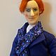 Авторская кукла «Дэвид Боуи». Интерьерная кукла. ekaterinanovikovaartdolls. Интернет-магазин Ярмарка Мастеров.  Фото №2