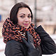 Scarf large hand knitted, grey. Scarves. Tany my-sharf. Online shopping on My Livemaster.  Фото №2