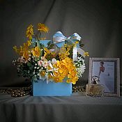 Букет цветов в вазе "Богаччо"