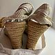 Order Vintage shoes sandals with ribbons 39 size vintage. *¨¨*:·.Vintage Box.·:*¨¨*. Livemaster. . Vintage shoes Фото №3