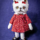 Cat in a dress. Interior doll. Cute toys by  Yumi Camui. My Livemaster. Фото №5