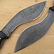 Knife 'Gandhar-1' Kukri cm Damascus hornbeam. Knives. Artesaos e Fortuna. My Livemaster. Фото №6
