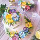Заказать Чайная пара с ложечкой - анютины глазки. Flowerdecor337. Ярмарка Мастеров. . Чайные пары Фото №3