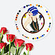 Decorative plate on Carolyn's wall as a gift on February 14th, Gifts for March 8, Moscow,  Фото №1