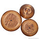 Set of wooden plates (3 pcs) made of fir. TN32. Plates. ART OF SIBERIA. My Livemaster. Фото №4