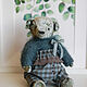 Мишка тедди Денни. Мишки Тедди. Handsewing.toys (Ирина). Интернет-магазин Ярмарка Мастеров.  Фото №2
