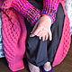 Шерстяное пальто французский розовый с кристаллами Сваровски. Свитшоты. Maya Moliq. Ярмарка Мастеров.  Фото №5