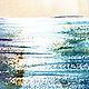 Акварель. Картина акварелью. Небо и море. Картины. Акварельная живопись Ольги Шипилиной. Ярмарка Мастеров.  Фото №4