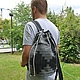 Backpack denim Infinity Gray, Backpacks, Saratov,  Фото №1