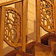 Лестница из массива дерева в дом. Лестницы. Эксклюзивная мебель из массива (derevodel). Интернет-магазин Ярмарка Мастеров.  Фото №2