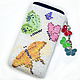 For phones handmade. Phone case beaded butterfly Effect. Jewelry from Gold fish. Fair Masters.
