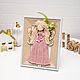 Copy of Macrame doll in grey photo frame. Interior doll. Textile Shop Natalya. My Livemaster. Фото №10