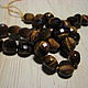 Tiger eye faceted tablet, bead 10,5h8 mm. Beads1. Elena (luxury-fittings). My Livemaster. Фото №4