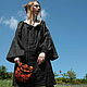 Black Linen Dress «Gothika». Dresses. mongolia. Online shopping on My Livemaster.  Фото №2