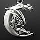  Dragon moon pendant. Кулон. Delor (Aleksandr5). Интернет-магазин Ярмарка Мастеров.  Фото №2