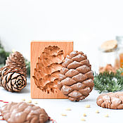 Для дома и интерьера handmade. Livemaster - original item Gingerbread shape Pine cone. gingerbread Board. Handmade.