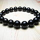 Order Black Charm Jet Bracelet'. Beautiful gifts for the good people (Alura-lights). Livemaster. . Bead bracelet Фото №3