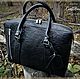Сумка из кожи (арт.027). Классическая сумка. CraftHard. Интернет-магазин Ярмарка Мастеров.  Фото №2