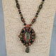 Necklace with a pendant of stones unakite. Necklace. Magic box. My Livemaster. Фото №6