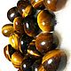 Tiger's Eye (egg 22 /16 mm) Griguatown(Griqualand, Transvaal) South Africa. Cabochons. Stones of the World. My Livemaster. Фото №4
