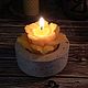 Wax Rose Candle (for a 4cm candlestick), Candles, Moscow,  Фото №1