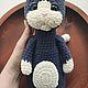 Вязаная игрушка кот Том с гусенком, идея подарка. Амигуруми куклы и игрушки. Наталья Белоногова (Rukodela). Ярмарка Мастеров.  Фото №5
