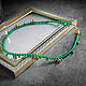 Choker with green onyx and hematite, Chokers, Moscow,  Фото №1