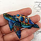 Order Brooch ' Bright sea turtle, blue, sea, sea, bright'. greenfox-23. Livemaster. . Brooches Фото №3