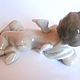 A delicious porcelain angel with a papilla made by NAO Lladro. Vintage statuettes. Elenapt. My Livemaster. Фото №5