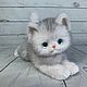 Котенок Симка. Игрушка. Мягкие игрушки. Светлана (kiss-kis). Ярмарка Мастеров.  Фото №5