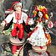 Кузнец Вакула и Красавица Оксана. Елочные игрушки. Игрушки ручной работы от Алёнушки. Ярмарка Мастеров.  Фото №4