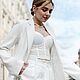 Серьги с хлопковым жемчугом капля. Серьги классические. MJ Bride Свадебные украшения. Интернет-магазин Ярмарка Мастеров.  Фото №2