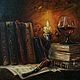 Натюрморты  с книгами. Картины. Картины Лютчер Елены. Ярмарка Мастеров.  Фото №6
