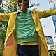 Men's Yellow RAINCOAT with Hood Bright Long Stylish Membrane. Mens outerwear. zuevraincoat (zuevraincoat). My Livemaster. Фото №5