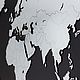 Карта мира World Map Wall Decoration White 180х108. Карты мира. Александр (Mybestbox). Ярмарка Мастеров.  Фото №5