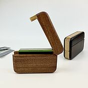 Сумки и аксессуары handmade. Livemaster - original item Credit card holder business card holder made of wood. Handmade.