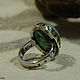 Original ring with a large insert of Iranian turquoise. Rings. Kooht. My Livemaster. Фото №6