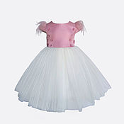 Платье для девочки с жакетом «Каролина» + балетки и сумочка