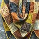 RESERVE Knitted shawl 'Autumn palette'. Shawls. YULYA BLACKBERRY. Online shopping on My Livemaster.  Фото №2
