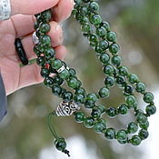 Фен-шуй и эзотерика handmade. Livemaster - original item Reserve Rosary With VIDEO - Buddhist Jade Rosary Small 108 Beads. Handmade.