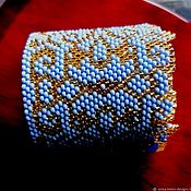 Украшения handmade. Livemaster - original item A bracelet made of beads: Blue sky of the East.. Handmade.