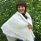 47 - the Orenburg downy shawl white crochet shawl,accessories. Shawls1. Nadegda , pukhovyy platok. Online shopping on My Livemaster.  Фото №2