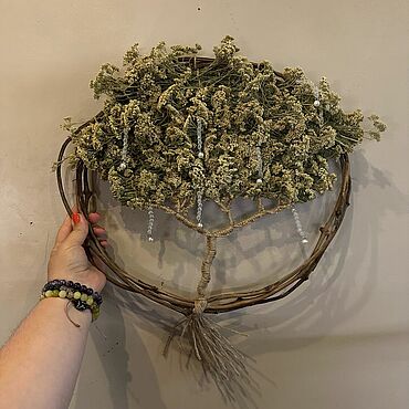 Дача и сад ручной работы. Ярмарка Мастеров - ручная работа Панно дерево из трав. Handmade.