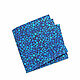 Платок-паше, карманный платок синий, Носовые платки, Оренбург,  Фото №1
