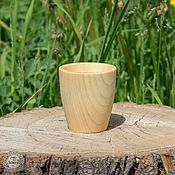 Посуда handmade. Livemaster - original item Wooden glass made of natural cedar wood. 80 mm. C1. Handmade.